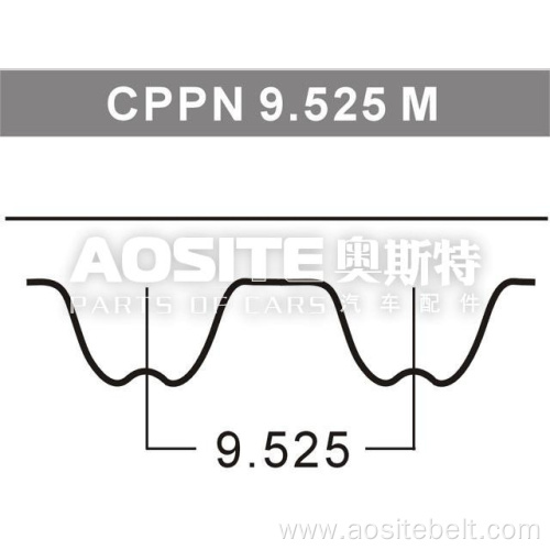 High quality rubber timing belt for car citroen